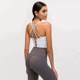 Women's Strappy Yoga Top & High-Waist Leggings-1