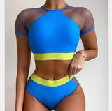 Bandage Cool Swimsuit High Waist Bikini-1