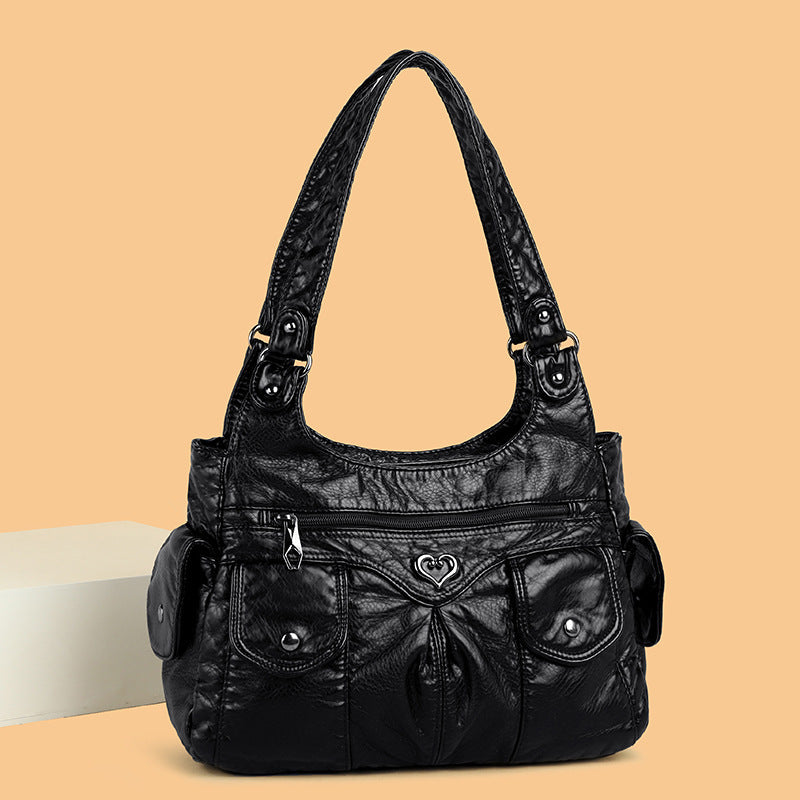 Stitched Shoulder Bag for Women – Spacious, Modern & Durable