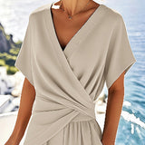 V-Neck 2-Piece Lounge Set