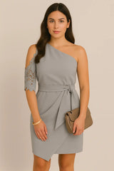 Women Elegant Lace Half Sleeve