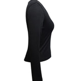 Ladies' Hollowed Out V-Neck Long Sleeve Knitted Cardigan – Sexy & Versatile