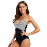 Striped Spaghetti Strap One-Piece Swimsuit