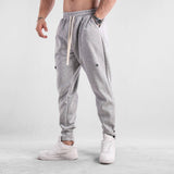 Casual Sports Trousers Loose Autumn Men's Clothing-Light Gray-8