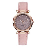 Casual Women Romantic Starry Sky Wrist Watch Leather-3