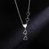 Fashion Love Pendant Stainless Steel Necklace-5