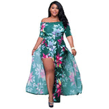 Chic Plus Size Floral Maxi Dress Styles-4