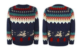 Christmas Color Matching Deer Sweater For Women-7