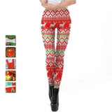 LOVEMI - Lovemi - Christmas digital print tight leggings