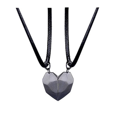 Creative Magnet Necklace Love Heart Broken Men And Women-16