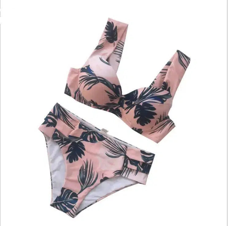 Cut Out Maillots De Bain Push Up Bikini Imprimer Maillots De-2