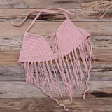 Cutout strap bikini-Pink-2