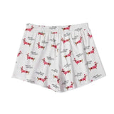 LOVEMI - Dachshund print shorts