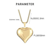 Elegant Heart Pendants: Silver & Gold Necklace Charms-6