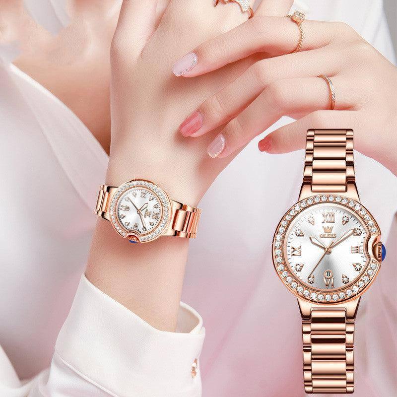 Explosions Waterproof Ladies Watch Women-White-6