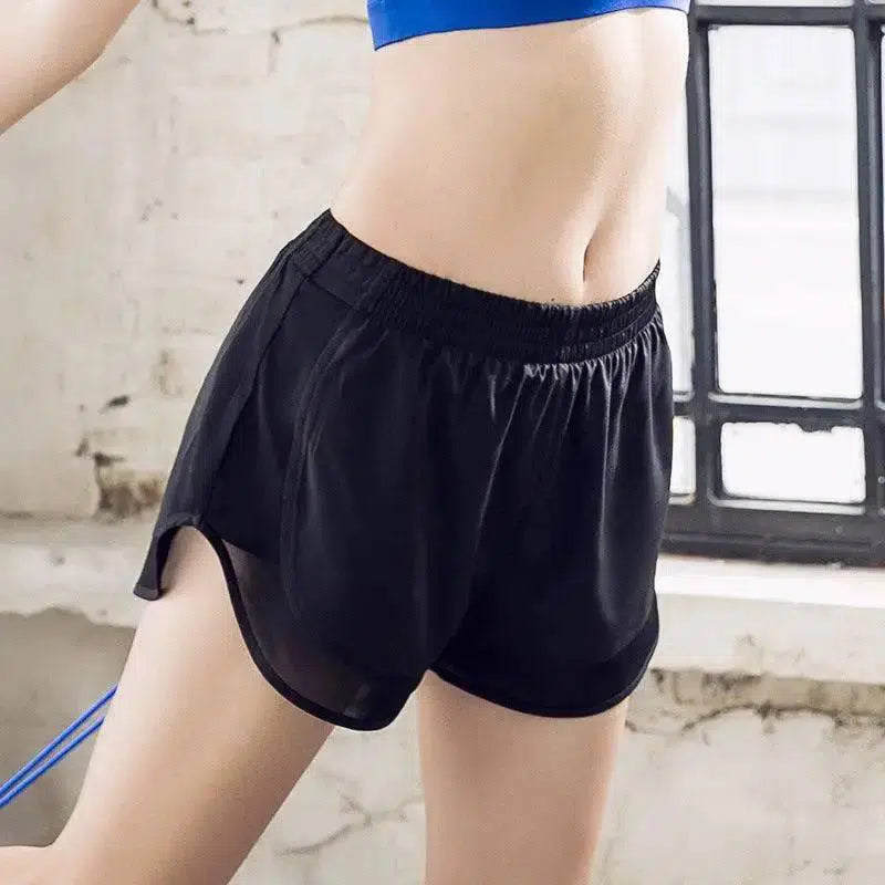 Fake two sports shorts-5