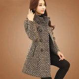 Fashion Thick Plaid woolen coat women's clothing-1