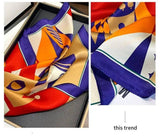 Genuine Silk Scarf Age Reducing Fashionable Small Square-16217Main diagram-2