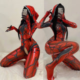 Halloween Cosplay Costume Female Zipper Crotch Sexy Lingerie-2