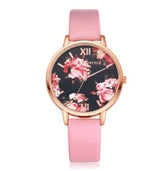 High Quality Fashion Leather Strap Rose Gold Women Watch Casual Love Heart Quartz Wrist Watch Women Dress Ladies Luxury Watches-8