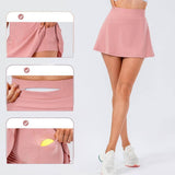 High Quality Tennis Skirt With Zipped Pocket Women Pleated-2