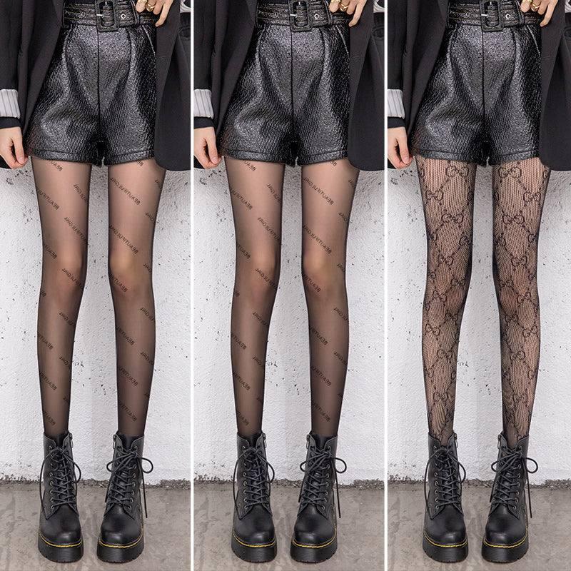 Light Leg Artifact Flesh Color Net Red Summer Jk Black Ins-W-22