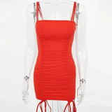 LOVEMI - Lovemi - Articat Spaghetti Strap Sexy Backless Women Summer