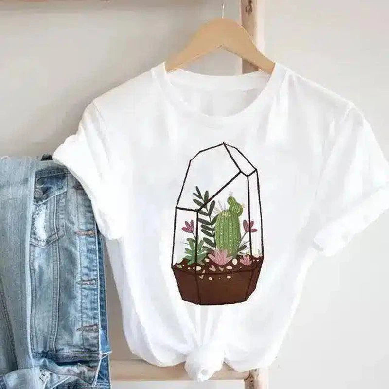 LOVEMI - Lovemi - Cactus Cartoon Sweet Lady Street Fashion Clothing