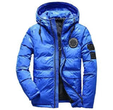 Stylish Camouflage Winter Jacket for Men-Blue-2