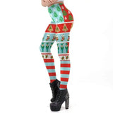 LOVEMI - Lovemi - Christmas digital print tight leggings