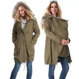 LOVEMI - Lovemi - Coat, pregnant woman, fur collar