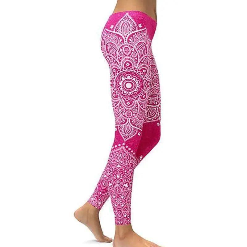 LOVEMI - Lovemi - Digital print leggings Fashion leg stretch tight