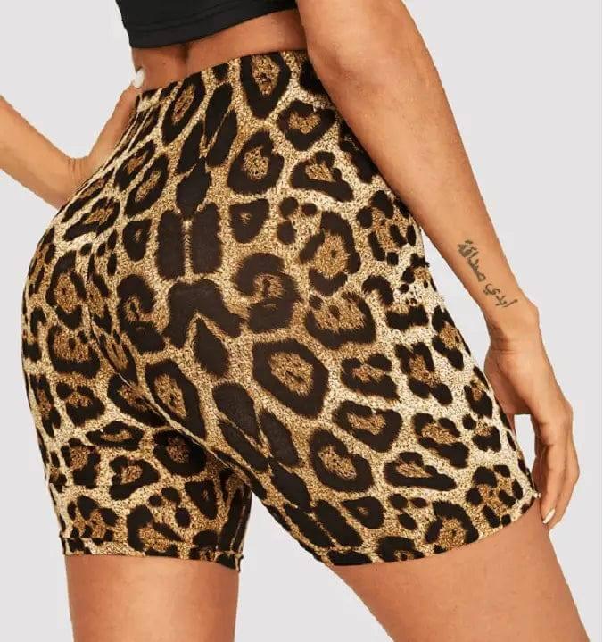 LOVEMI - Lovemi - Fashion sexy leopard print hip shorts