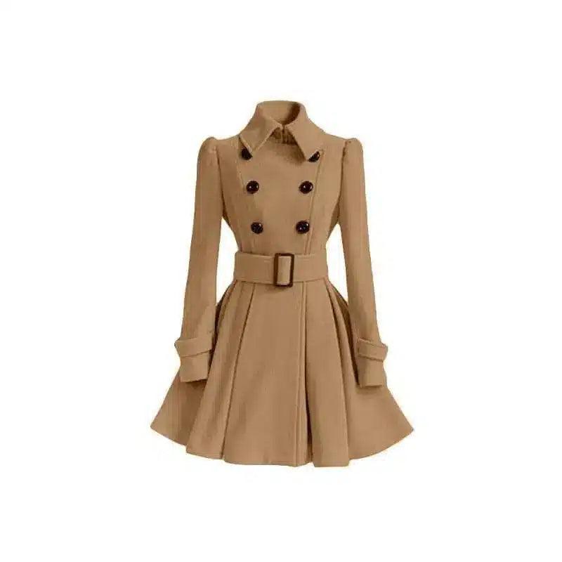 LOVEMI - Lovemi - Fashion Slim Long Women's Woolen Coat