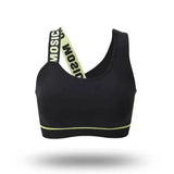 Women's Comfort Sports Bra for Fitness-Green-4