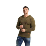 High Quality Man Sweatshirts Multi-colors Hoodie Men Hoodies-Army Green-2