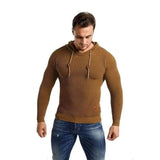 High Quality Man Sweatshirts Multi-colors Hoodie Men Hoodies-Tan-3