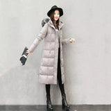 Long down jacket women-1