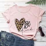 LOVEMI - Lovemi - Love Color Print Loose Short Sleeve T-shirt