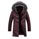 Omi Men's Winter Jackets-Red-2