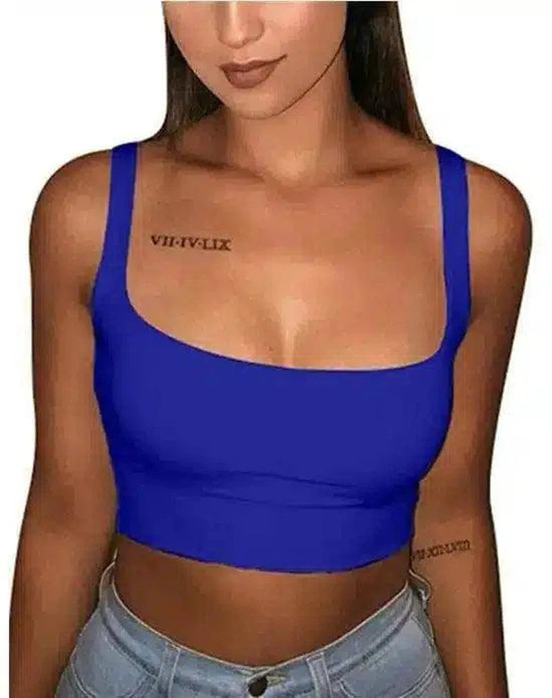 LOVEMI - Lovemi - Sexy women's solid strap vest top