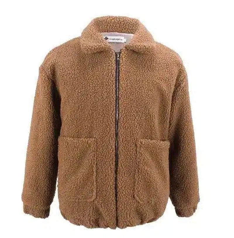 LOVEMI - Lovemi - shearling coat jacket women autumn winter warm