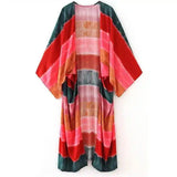 Stylish Long Beach Kimono Cover-Up-Photo Color-2