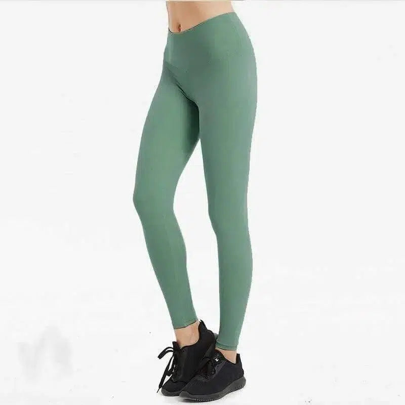 Vibrant Bright Running Pants for Women-Green-14