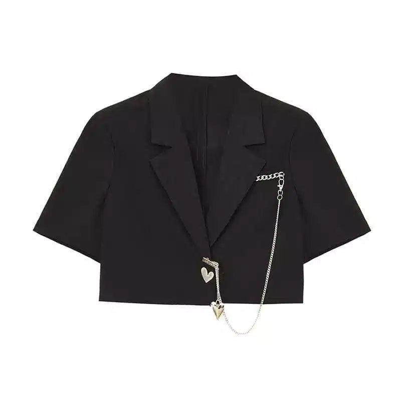 LOVEMI - Lovemi - Suit Jacket Women Short Casual Suit Jacket