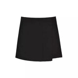 LOVEMI - Lovemi - Summer Slim Black Short Crop Top Style