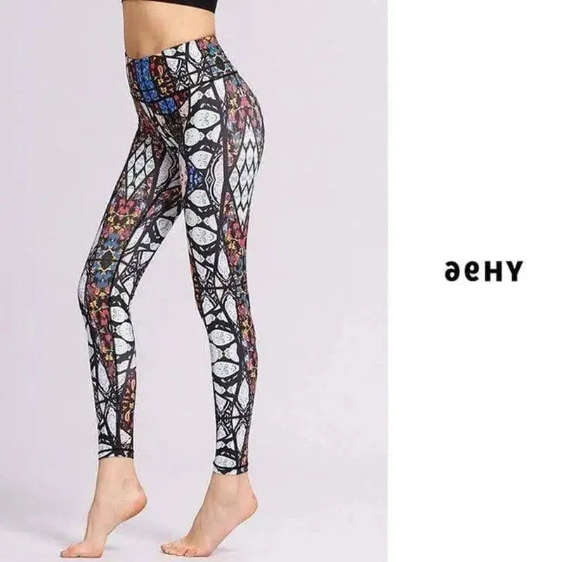 LOVEMI - Lovemi - Tie-dye printed yoga pants