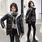 LOVEMI - Lovemi - Women's short shiny down padded jacket