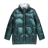 LOVEMI - Lovemi - Women's short shiny down padded jacket