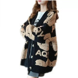 Women's Teddy Bear Knit Cardigan-1